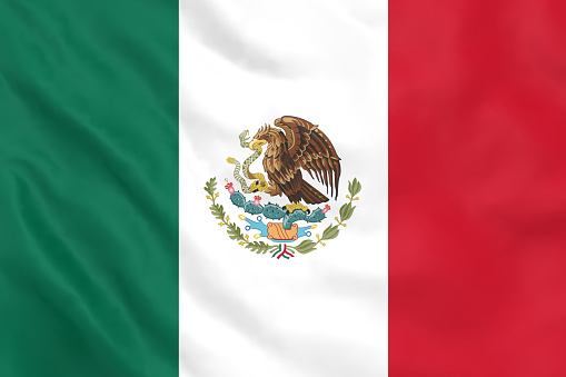 Mexico flag waving