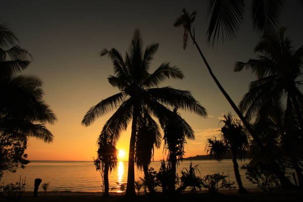 istock Sunset in Malolo Lailai, Fiji 1320091944