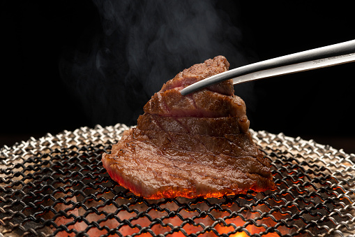 Wagyu beef grilled, Japanese Yakiniku