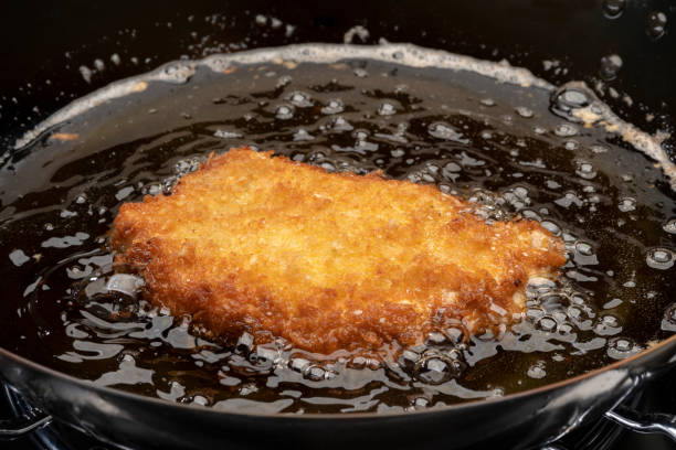 istock Make pork cutlet rice bowl. Japanese food. 1320097969