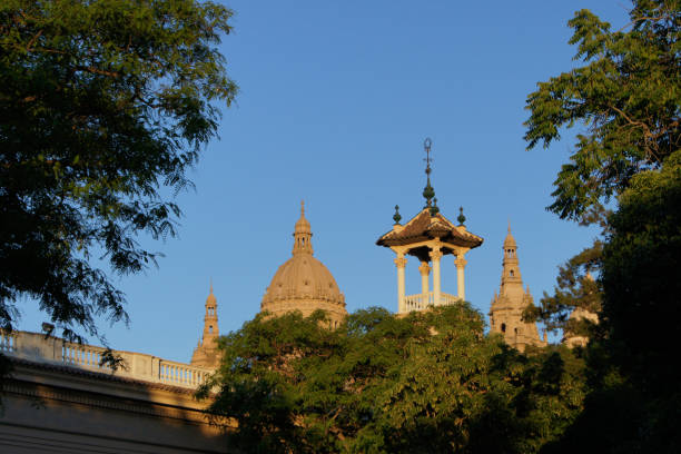 istock traditional architecture in Barcelona, Spain is especially beautiful in summer 1320100545