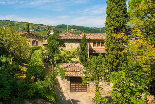 istock Buildings in Montefioralle, Tuscany 1320106147