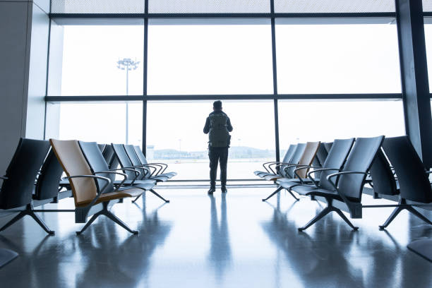 istock Passenger waiting at the airport 1320112523