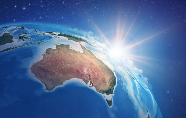 istock Sun rising upon the Earth, Australia. 1320116123