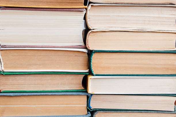 istock Pile of stacked old books 1320119035