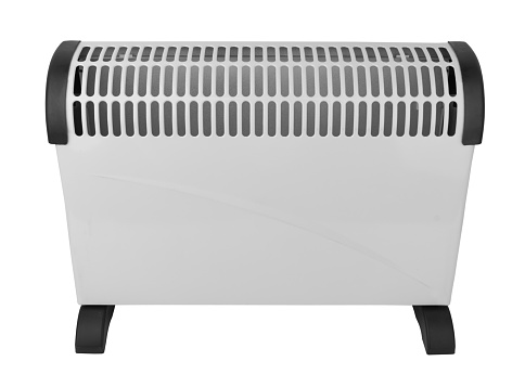 Electric convector isolated on a white background