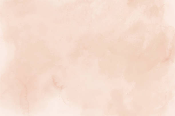 紙のデザインのための水彩桃ベージュの背景 - パステルカラー点のイラスト素材／クリップアート素材／マンガ素材／アイコン素材