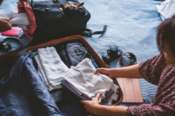 istock Couple preparing for travel 1320130783