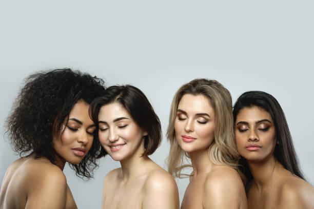 Group of beautiful women with a different ethnicity