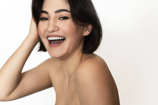 istock Cheerful middle eastern woman with beautiful smile 1320136249