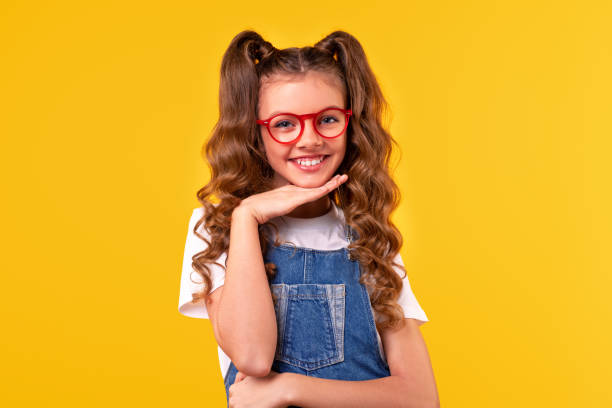 istock Diligent schoolgirl looking at camera 1320137740