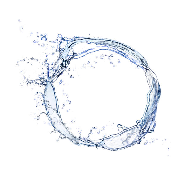 istock Abstract splash of water isolated on white 1320145739