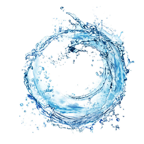 istock Abstract splash of water isolated on white 1320145817