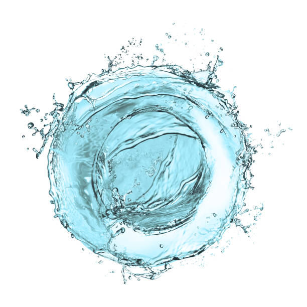 istock Abstract splash of water isolated on white 1320146795