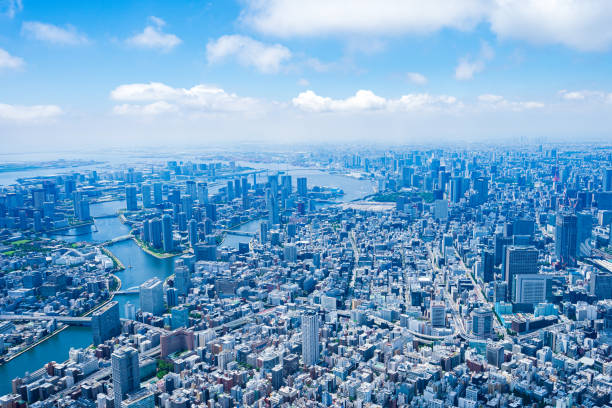 istock Aerial view of central Tokyo 1320155383