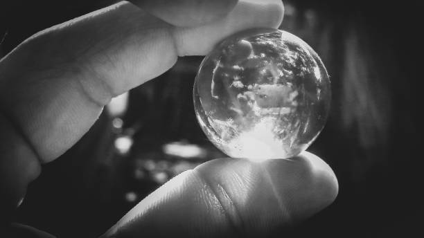 istock The Reflection of Sun Rays through a Marvel | Black and White 1320155411