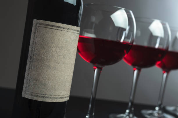 istock Bottle and glasses of red wine 1320155645