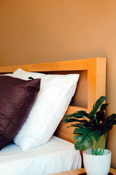 istock artificial plant decoration in bedroom. 1320159318