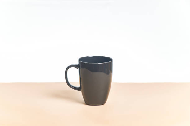 istock Breakfast mug on a table and white background. Food and drink concept 1320164585