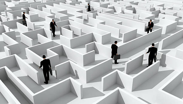 istock Businessmen in Maze 132018191