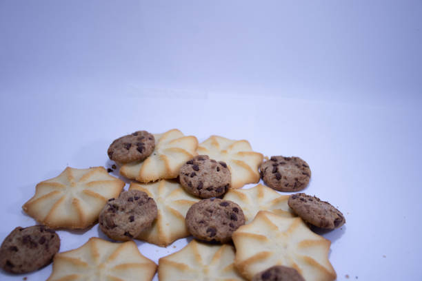 istock Delicious Butter Cookies, on a white background 1320184146