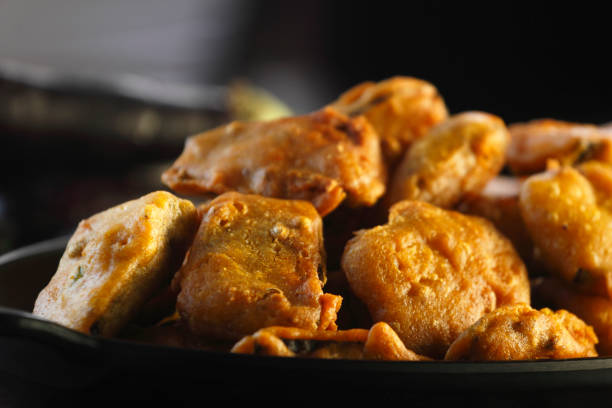 istock Brinjal pakoda or pakora 1320184246