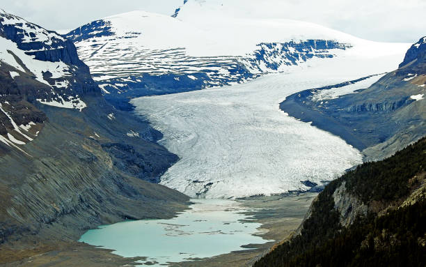 istock Natural Wonders - Saskatchewan Glacier on Icefield Parkway - Canada 1320186566
