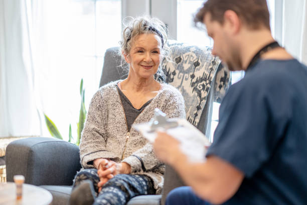istock Oncology home care consultation 1320187773