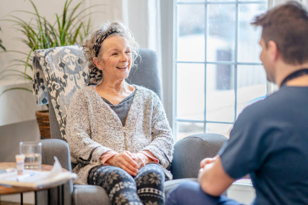 istock Oncology home care consultation 1320187802