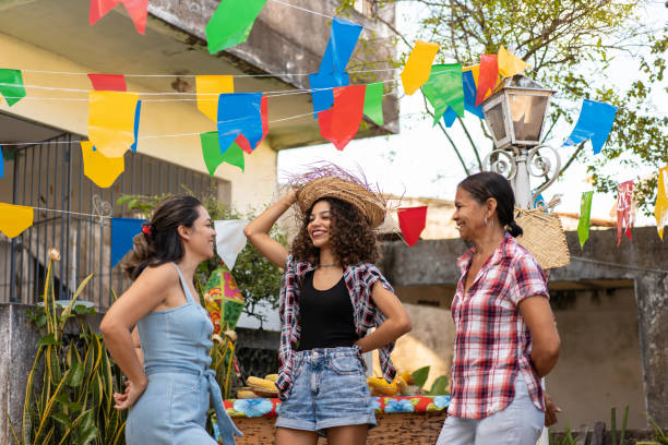 istock Women dancing at Festa Junina 1320190516