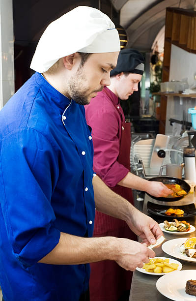 istock chefs at decoration food 132019767