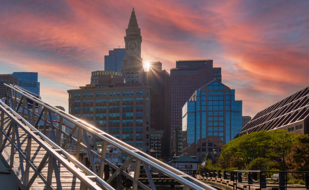 istock Scenic Boston Harbor and city views 1320206906