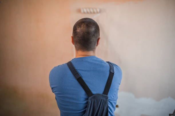 istock Photo of handsome painter from the back 1320207224