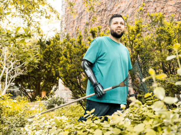 istock Amputee urban gardener 1320208371