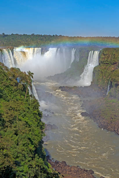 istock Looking up the Canyon of a Spectacular Waterfall 1320210577