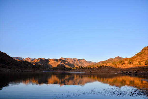 istock Dark Water Lake in Gran Canaria 1320211300