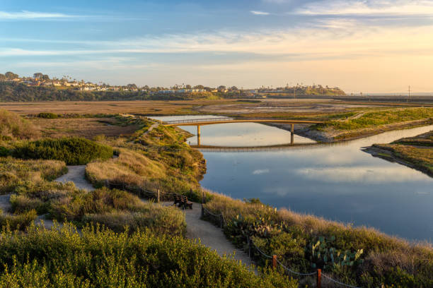 lagoa san elijo - lagoon - fotografias e filmes do acervo