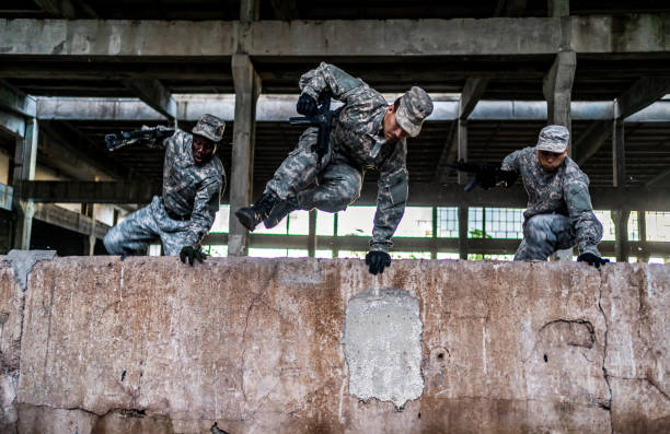 istock Military men on a mission 1320216963