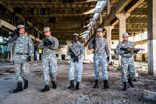 istock Soldiers on a mission 1320218140