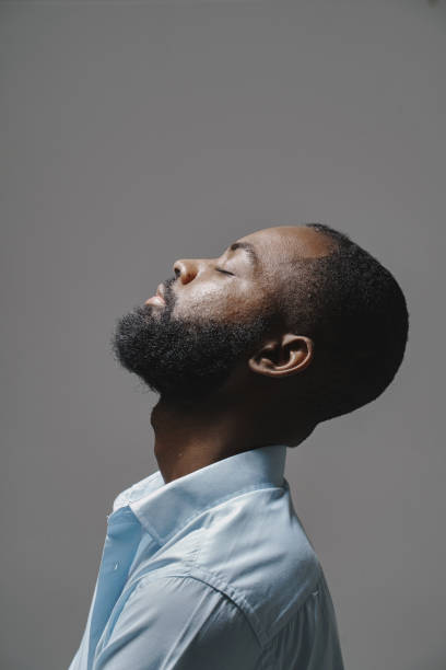 istock Close up portrait of a handsome young black man 1320218938