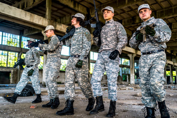 istock Soldiers on a mission 1320218966