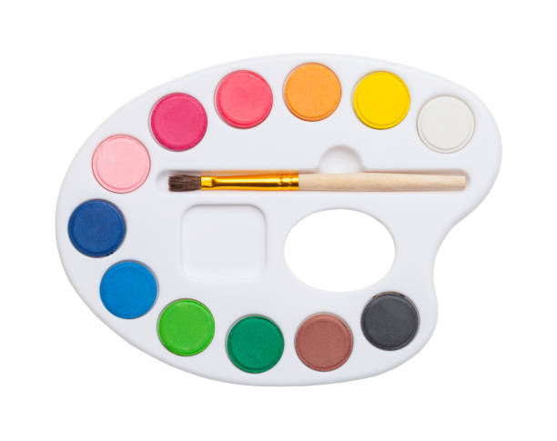 istock Water Color Paint Palette 1320221481