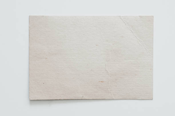 istock white and old photo card, on a white background 1320225328