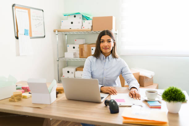 istock Working hard to achieve my business goals 1320227300