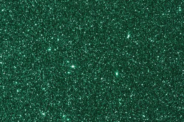 istock Background of green shining sequins 1320227452