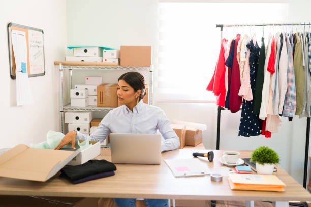 istock Business owner paying attention to details 1320227661
