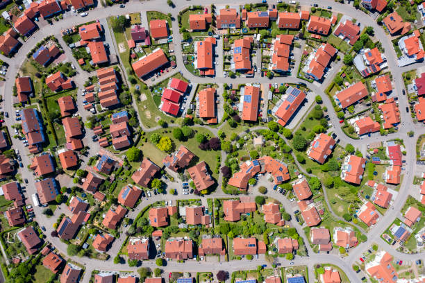istock Residential Neighbourhood from Above 1320229269