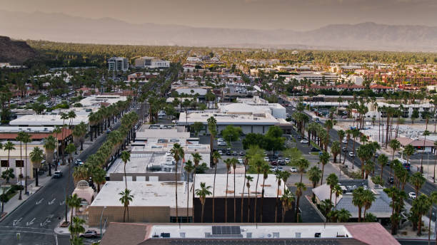 istock Wide Boulevards in Palm Springs - Aerial 1320231212