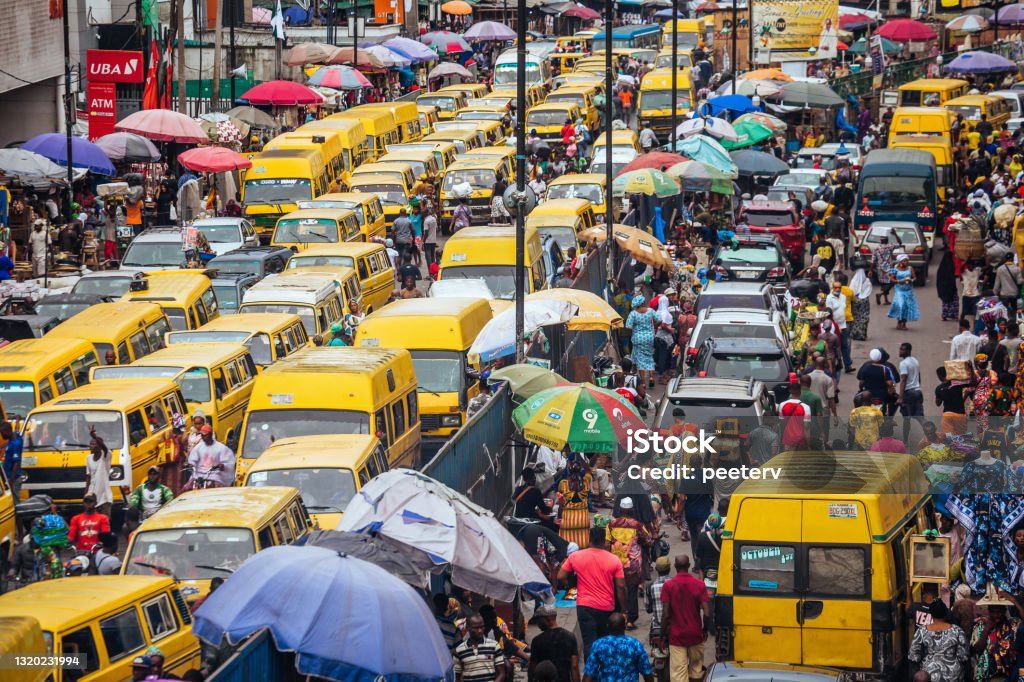 African megacity - Lagos, Nigeria Traffic in african megacity.
Lagos, Nigeria, West Africa Nigeria Stock Photo