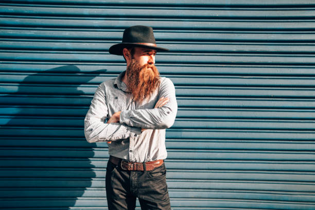 hipster in texas portrait